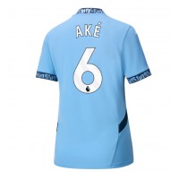 Echipament fotbal Manchester City Nathan Ake #6 Tricou Acasa 2024-25 pentru femei maneca scurta